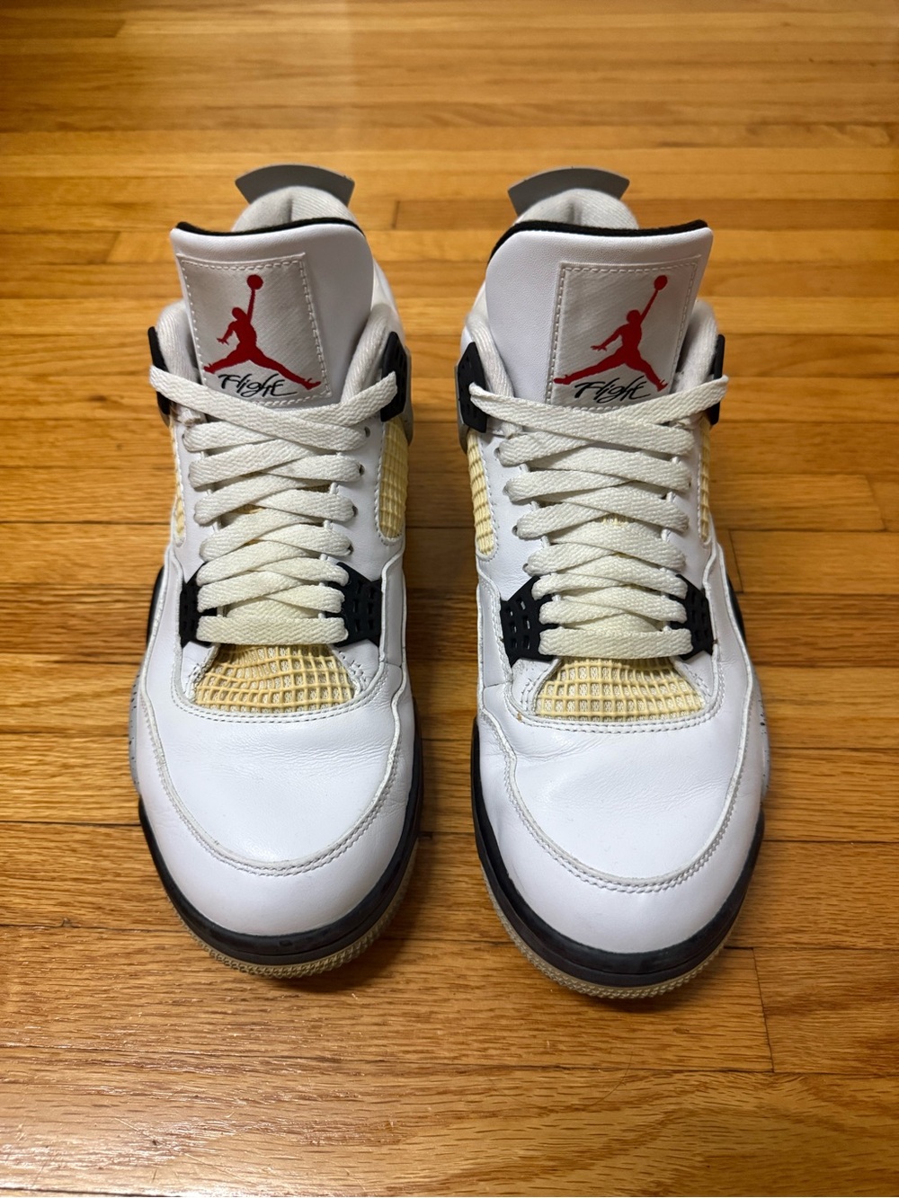 Jordan 4 White Cement Size 10.5